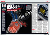 Air Fuel ratio testing